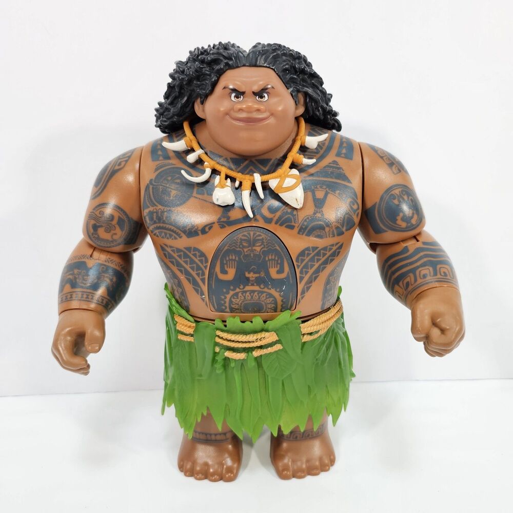 Disney Moana Swing 'n Sounds Maui Figure without Fishhook Accessory (Working)